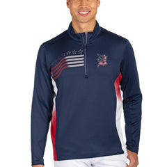 Detroit Tigers Antigua Liberty Quarter-Zip Pullover Jacket - Navy - MLB Online