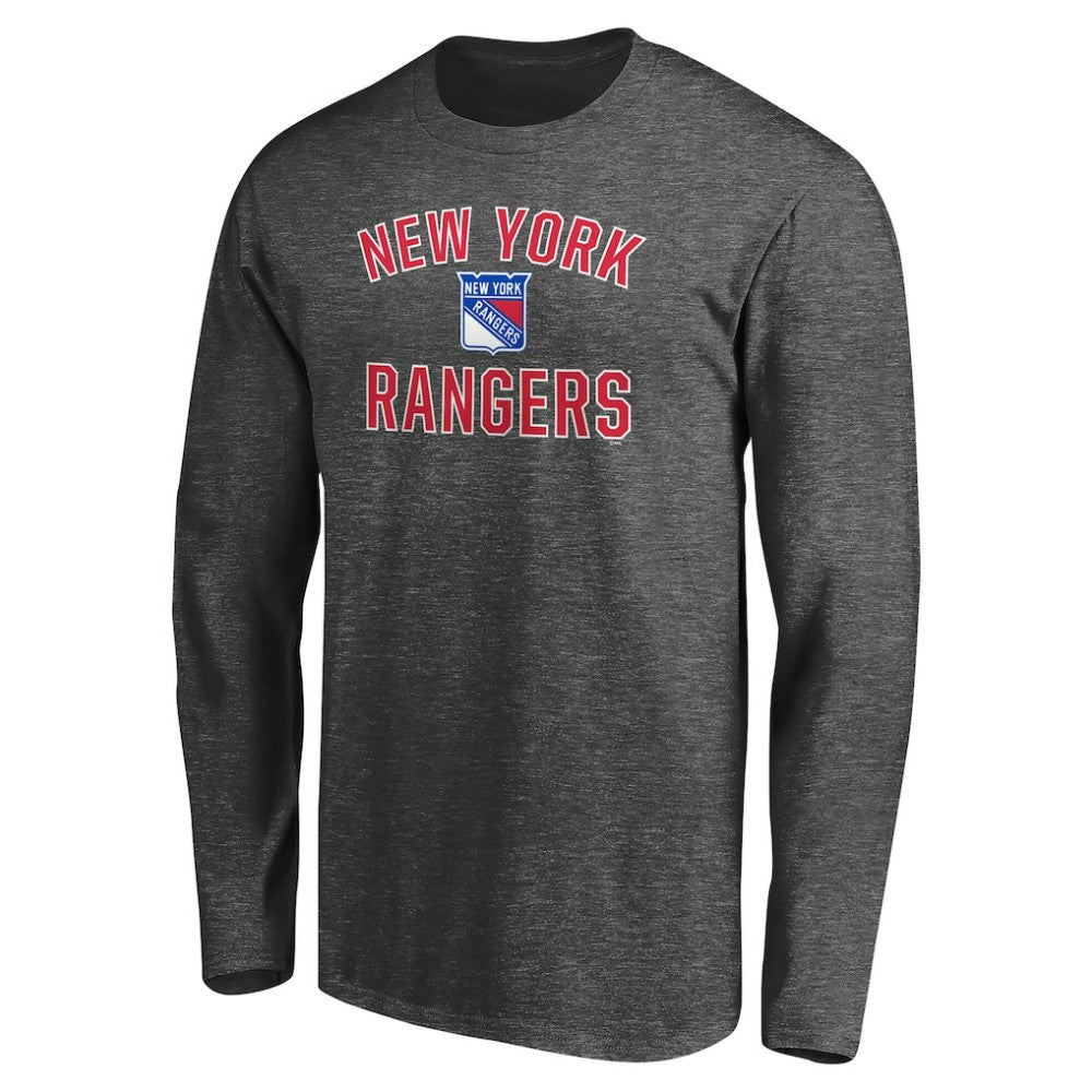 New York Rangers Victory Arch Long Sleeve T-Shirt - Charcoal - NHL 4282229
