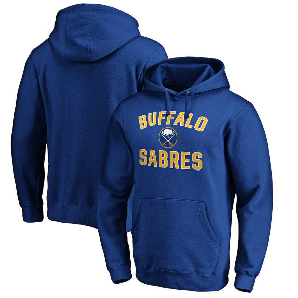 Buffalo Sabres Victory Arch Team Fitted Pullover Hoodie - Royal - NHL 4282322