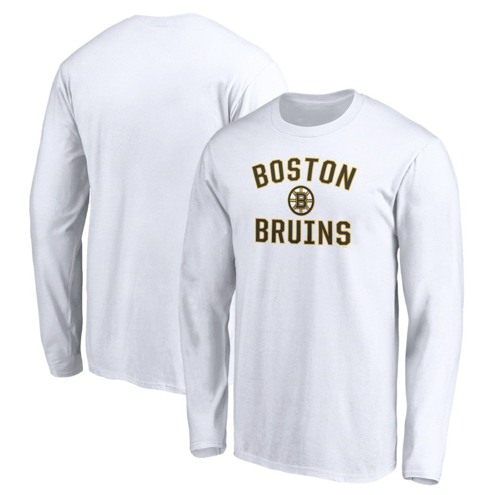 Boston Bruins Victory Arch Long Sleeve T-Shirt - White - NHL 4282466