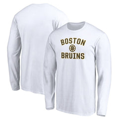 Boston Bruins Victory Arch Long Sleeve T-Shirt - White - NHL 4282466