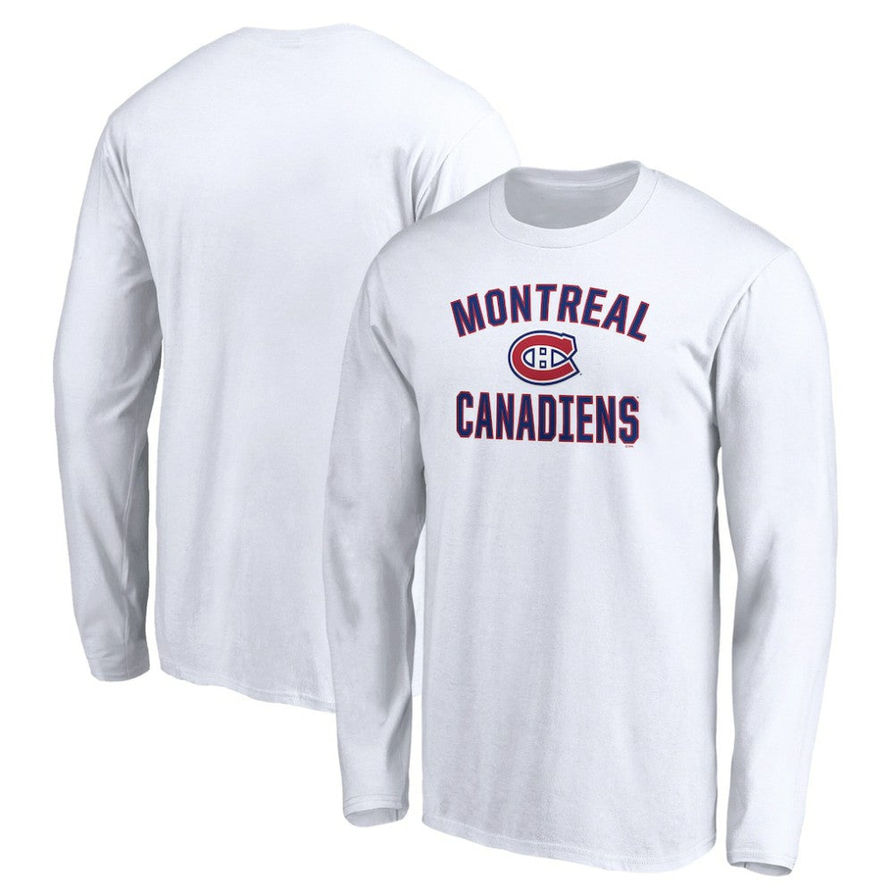 Montreal Canadiens Victory Arch Long Sleeve T-Shirt - White - NHL 4282483