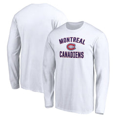 Montreal Canadiens Victory Arch Long Sleeve T-Shirt - White - NHL 4282483