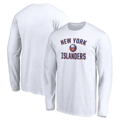 New York Islanders Victory Arch Long Sleeve T-Shirt - White - NHL 4282486