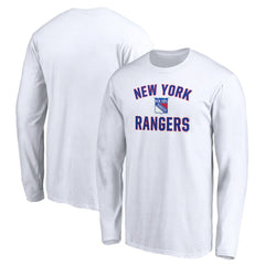 New York Rangers Victory Arch Long Sleeve T-Shirt - White - NHL 4282487