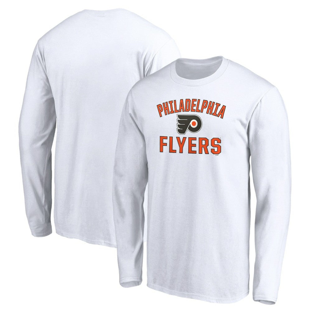 Philadelphia Flyers Victory Arch Long Sleeve T-Shirt - White - NHL 4282489