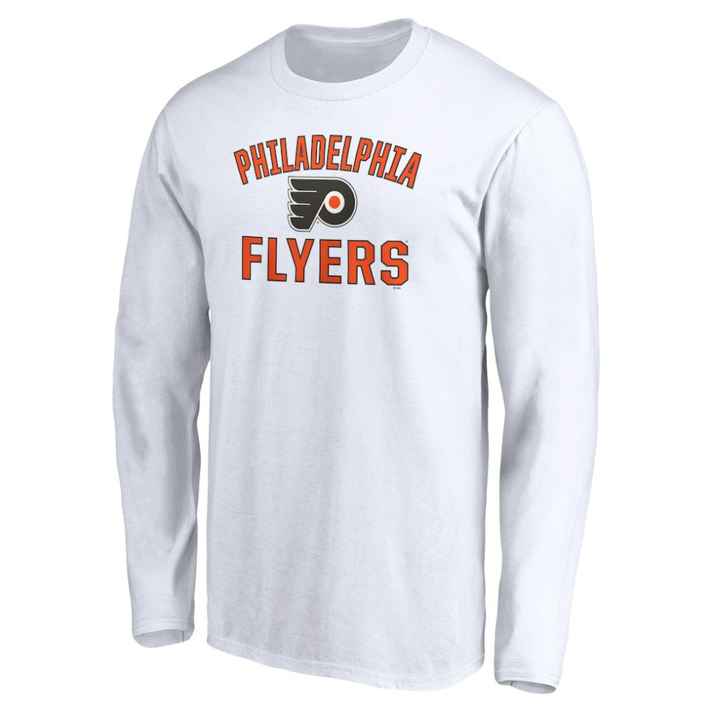 Philadelphia Flyers Victory Arch Long Sleeve T-Shirt - White - NHL 4282489