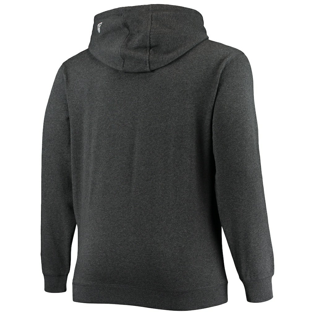 Cleveland Browns New Era Big & Tall Primary Logo Pullover Hoodie Charcoal