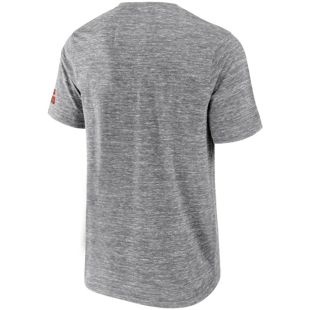 Fanatics Cleveland Browns NFL x Darius Rucker Collection Slub Henley T-Shirt Heathered Gray