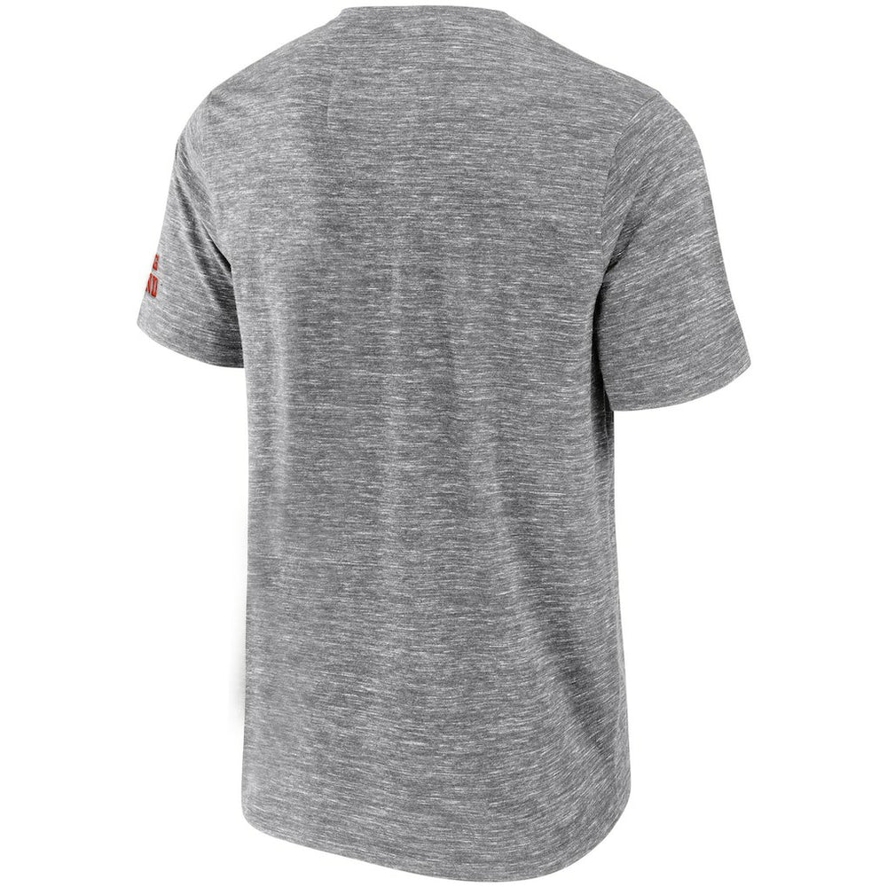 Fanatics Cleveland Browns NFL x Darius Rucker Collection Slub Henley T-Shirt Heathered Gray