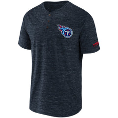 Fanatics Tennessee Titans NFL x Darius Rucker Collection Slub Henley T-Shirt Navy
