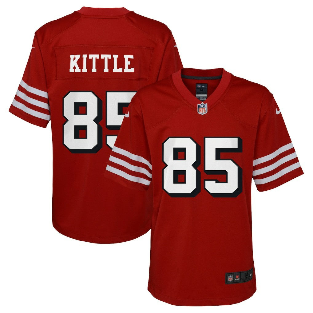 Nike George Kittle San Francisco 49ers Youth Game Jersey Scarlet
