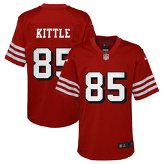 Nike George Kittle San Francisco 49ers Youth Game Jersey Scarlet