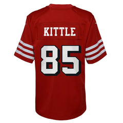 Nike George Kittle San Francisco 49ers Youth Game Jersey Scarlet