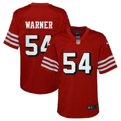 Nike Fred Warner San Francisco 49ers Youth Game Jersey Scarlet