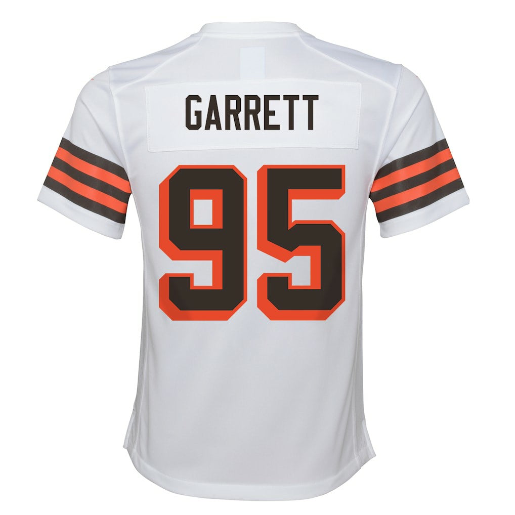 Nike Myles Garrett Cleveland Browns Youth Game Jersey White