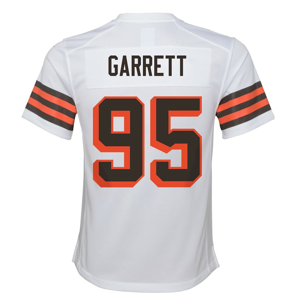 Nike Myles Garrett Cleveland Browns Youth Game Jersey White