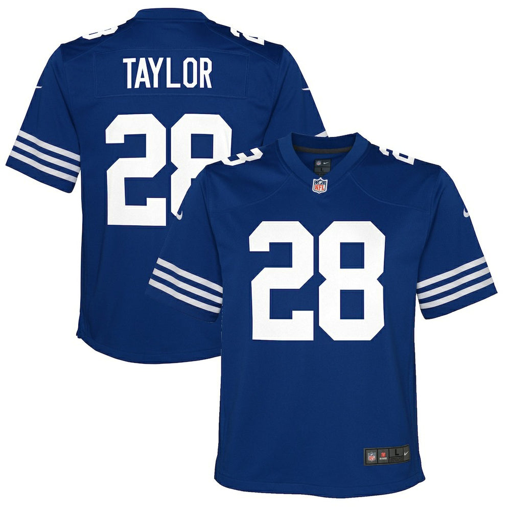 Nike Jonathan Taylor Indianapolis Colts Youth Game Jersey Royal