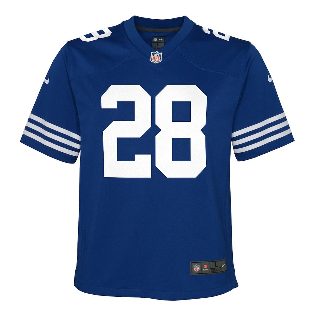 Nike Jonathan Taylor Indianapolis Colts Youth Game Jersey Royal