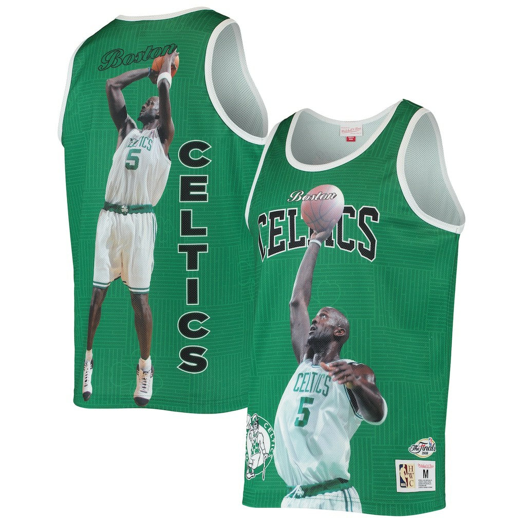 Kevin Garnett Boston Celtics Hardwood Classics Player Tank Top Kelly Green | Mitchell & Ness discount