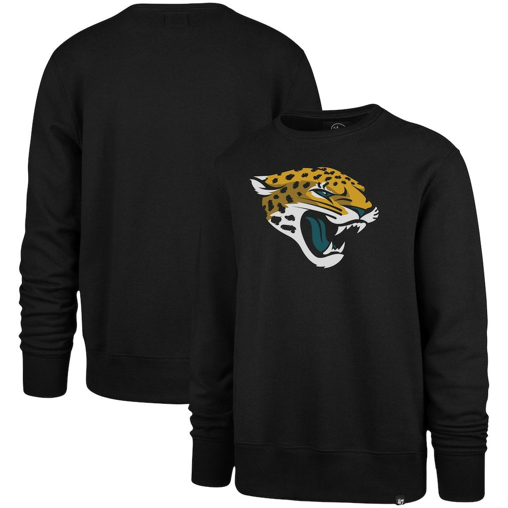 47 brand Jacksonville Jaguars '47 Imprint Headline Logo Pullover Sweatshirt Black