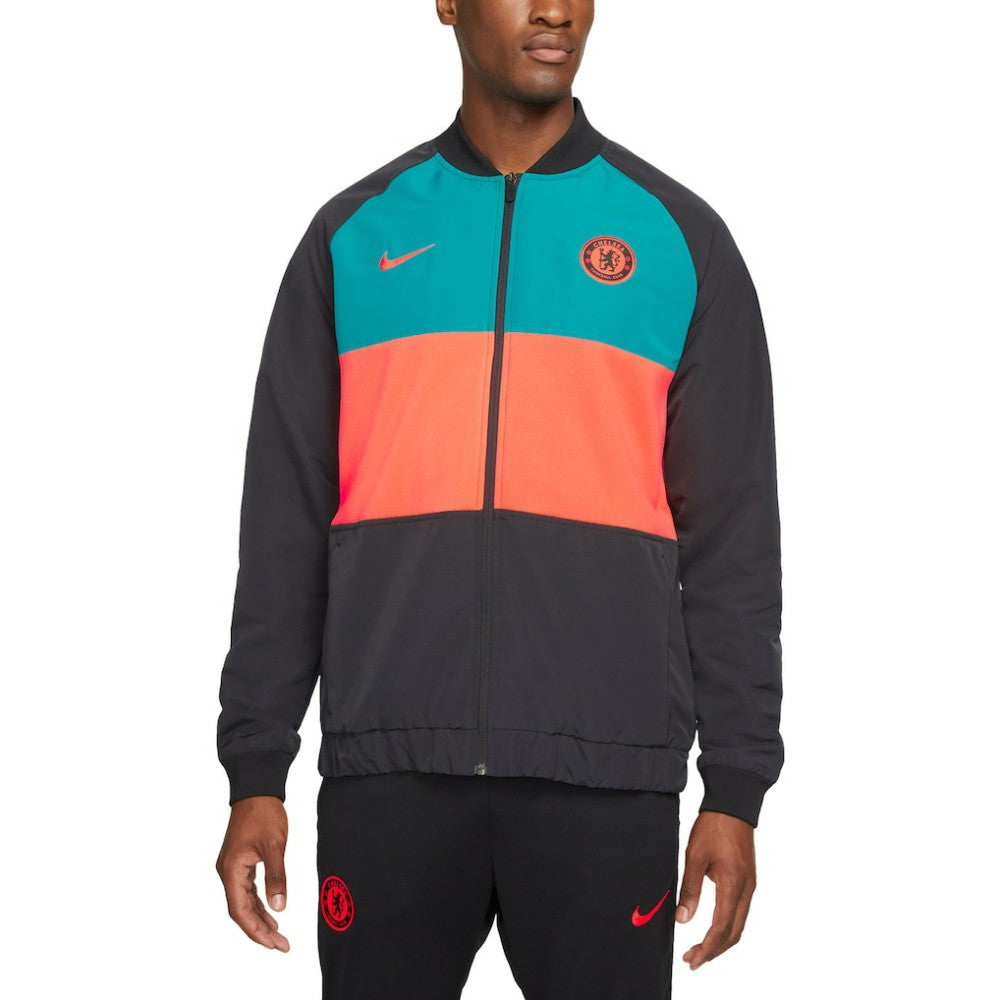 Chelsea I96 Woven Anthem Raglan Full-Zip Jacket Blue - Nike outlet