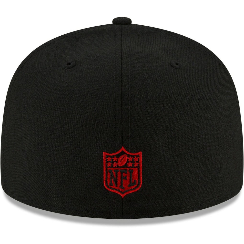 Atlanta Falcons New Era Just Don 59FIFTY Fitted Hat Black