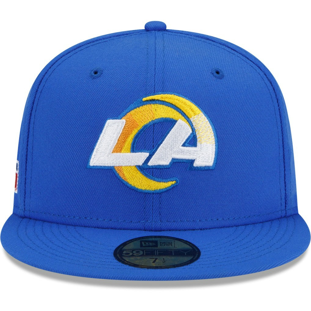Los Angeles Rams New Era Patch Up 1990 Pro Bowl 59FIFTY Fitted Hat Royal