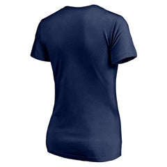 Winnipeg Jets Women's Hail to the North V-Neck T-Shirt - Navy - NHL 4292599