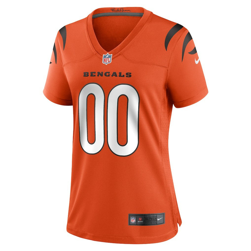 Nike Cincinnati Bengals Women's Alternate Game Custom Jersey Orange
