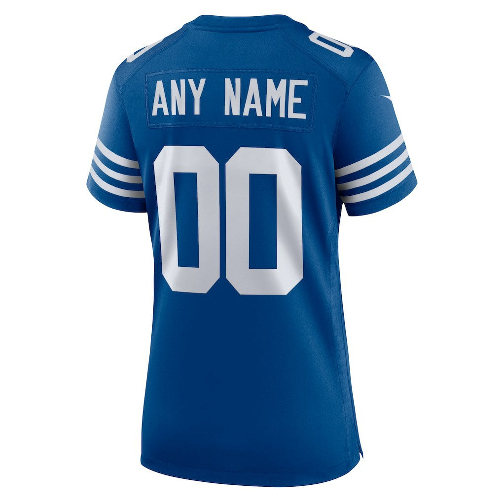 Nike Indianapolis Colts Women's Alternate Custom Jersey Royal