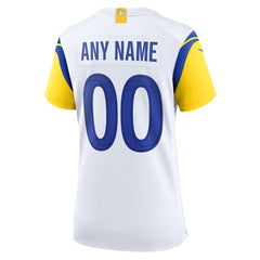 Nike Los Angeles Rams Women's Alternate Custom Jersey White