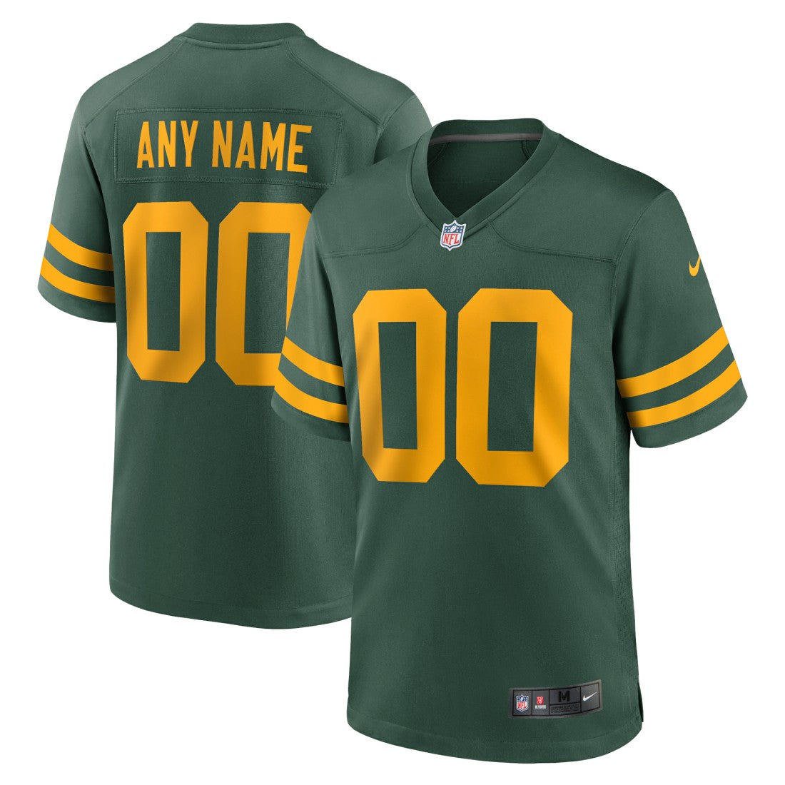 Nike Green Bay Packers Alternate Custom Jersey Green