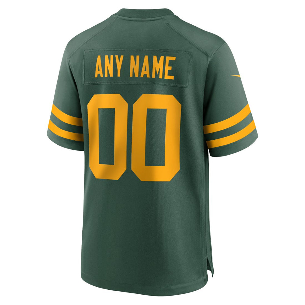Nike Green Bay Packers Alternate Custom Jersey Green