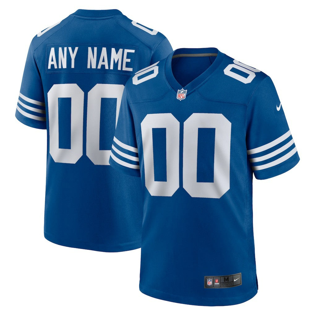 Nike Indianapolis Colts Alternate Custom Jersey Royal
