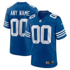 Nike Indianapolis Colts Alternate Custom Jersey Royal