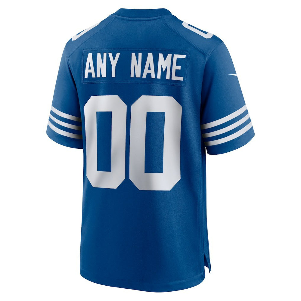 Nike Indianapolis Colts Alternate Custom Jersey Royal