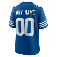 Nike Indianapolis Colts Alternate Custom Jersey Royal