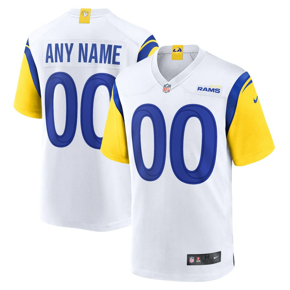 Nike Los Angeles Rams Alternate Custom Jersey White