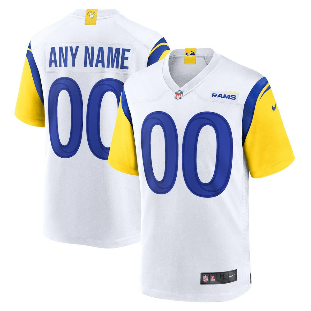 Nike Los Angeles Rams Alternate Custom Jersey White