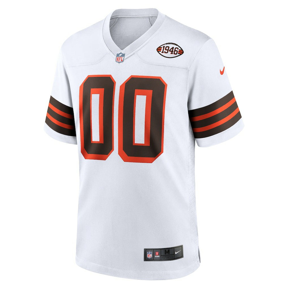 Nike Cleveland Browns 1946 Collection Alternate Custom Jersey White