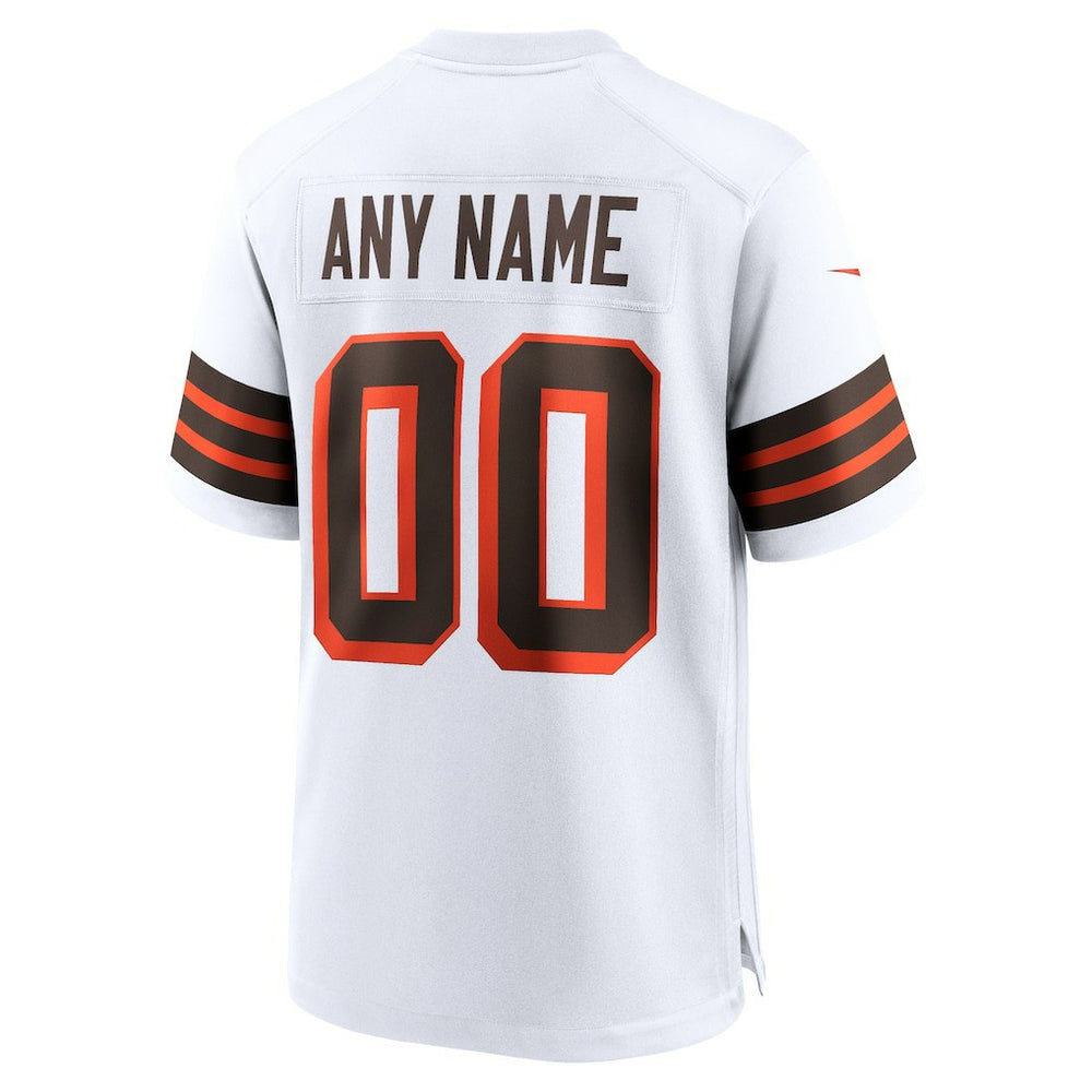 Nike Cleveland Browns 1946 Collection Alternate Custom Jersey White