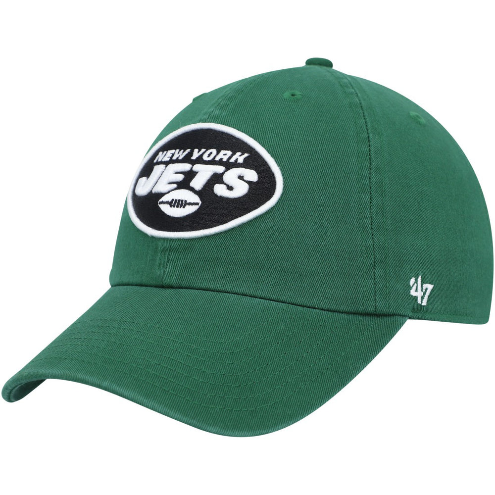 47 brand New York Jets '47 Youth Logo Clean Up Adjustable Hat Green