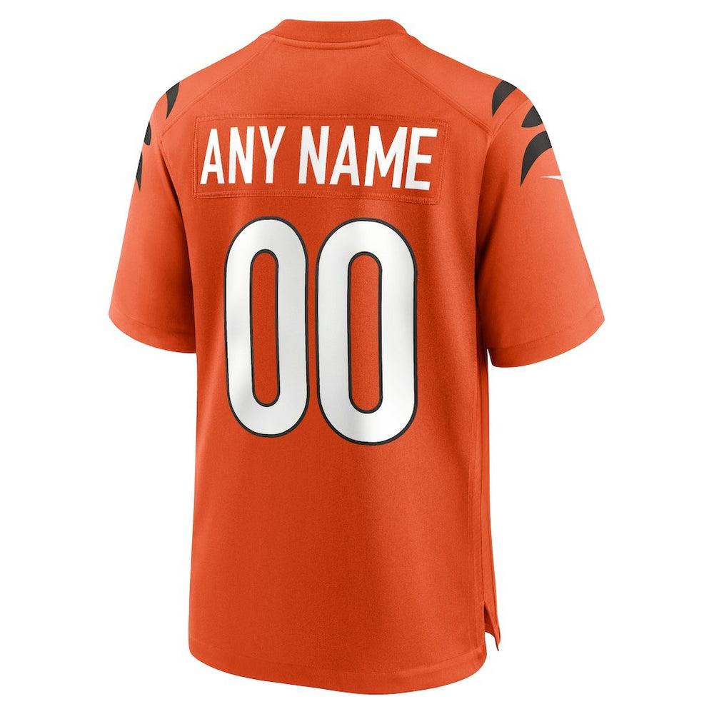 Nike Cincinnati Bengals Youth Alternate Game Custom Jersey Orange