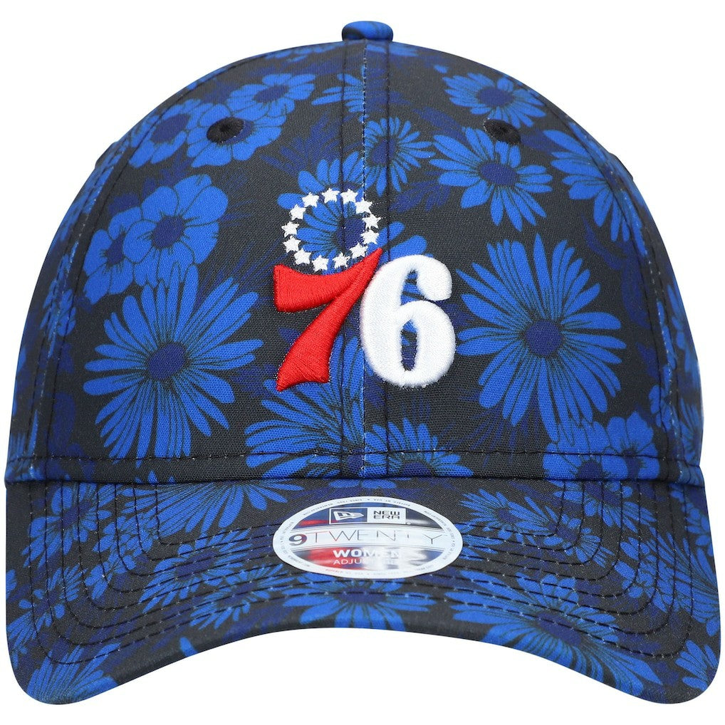 Philadelphia 76ers Women's Blossom 2.0 9TWENTY Adjustable Hat Royal | New Era Near Me
