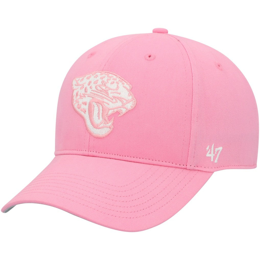 47 brand Jacksonville Jaguars '47 Girls Youth Rose MVP Adjustable Hat Pink