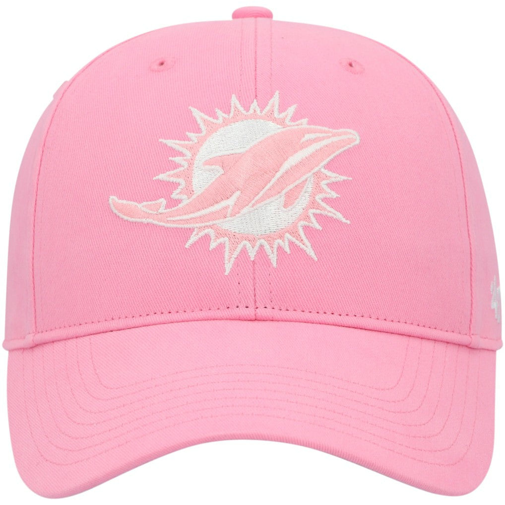 47 brand Miami Dolphins '47 Girls Youth Rose MVP Adjustable Hat Pink