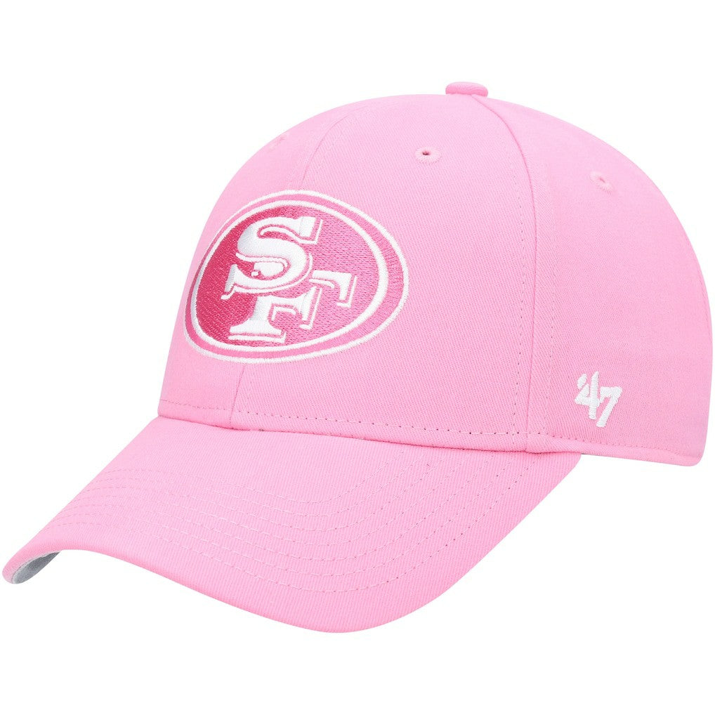 47 brand San Francisco 49ers '47 Girls Youth Rose MVP Adjustable Hat Pink