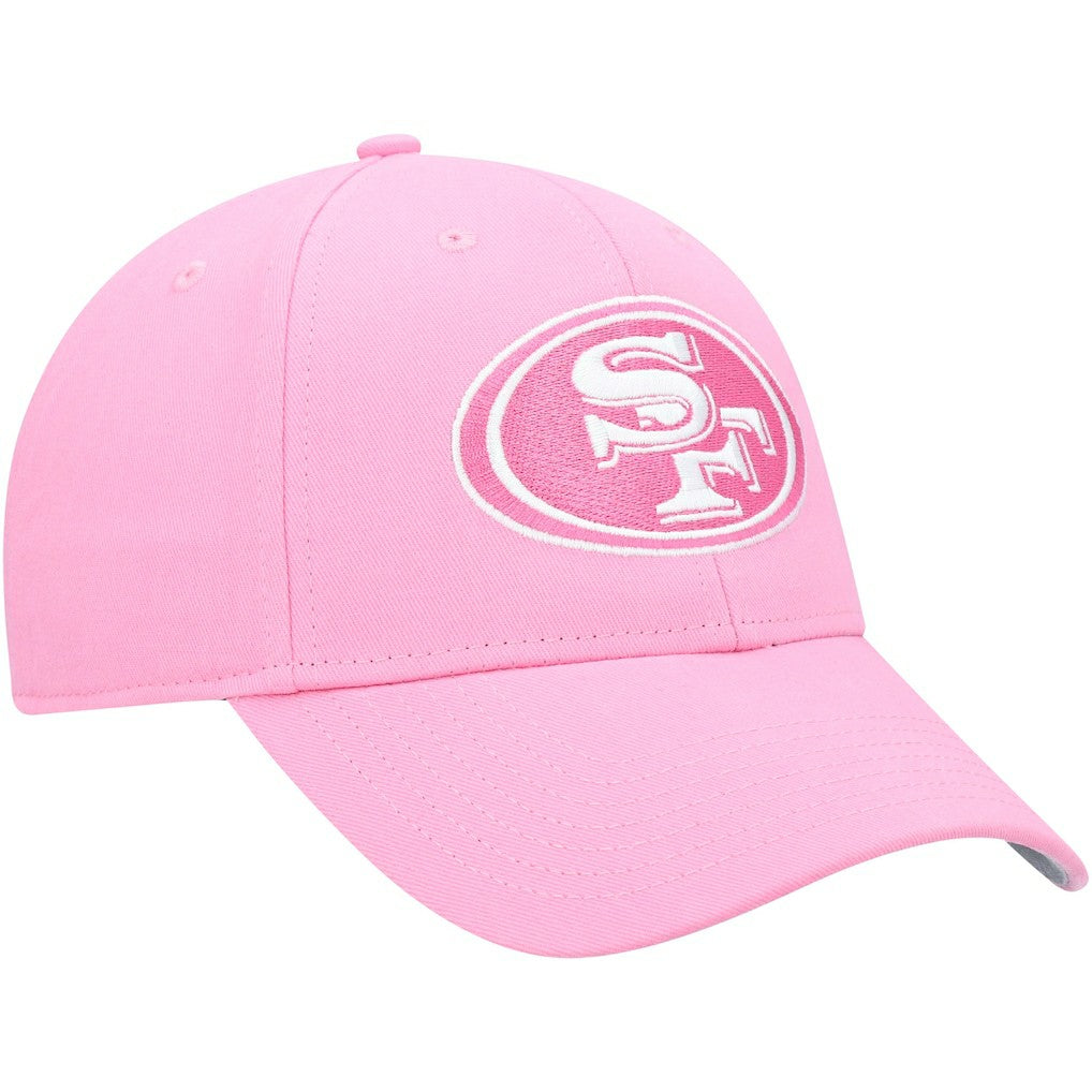 47 brand San Francisco 49ers '47 Girls Youth Rose MVP Adjustable Hat Pink