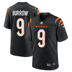 Nike Joe Burrow Cincinnati Bengals Player Game Jersey Black